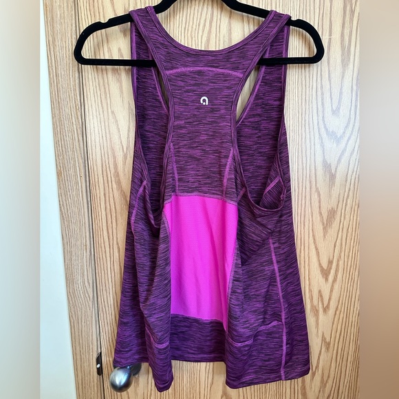 Hyba XXL tank top EUC space dye pink black racerback - Picture 2 of 6